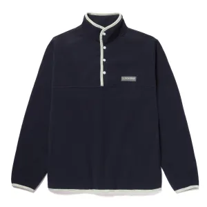 HUF BAXTER POLAR FLEECE NAVY BLAZER