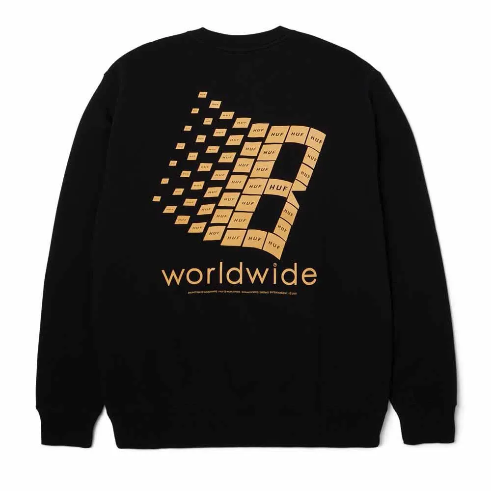 Huf X Bronze Crewneck Sweatshirt Black