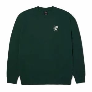 Huf X Bronze Crewneck Sweatshirt Forest Green