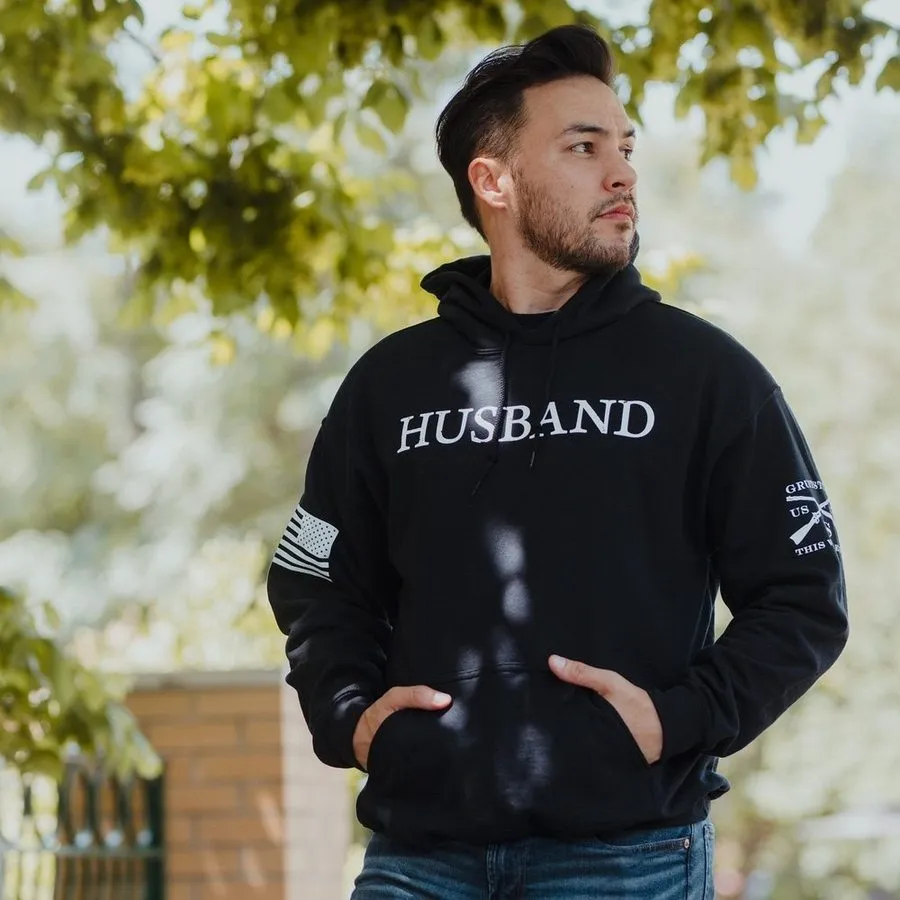 Husband Defined Hoodie - Black