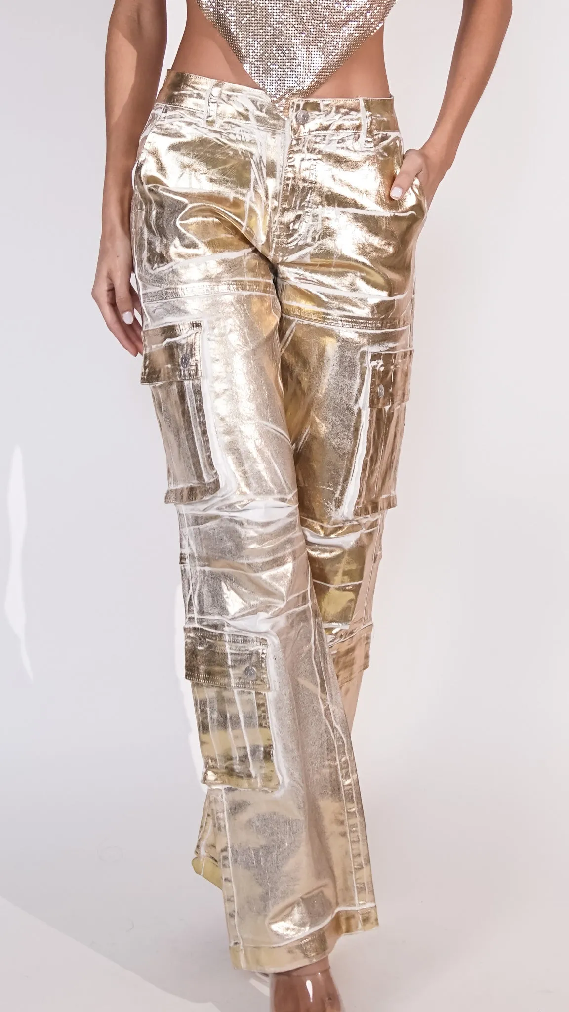 Kanye Gold Pants