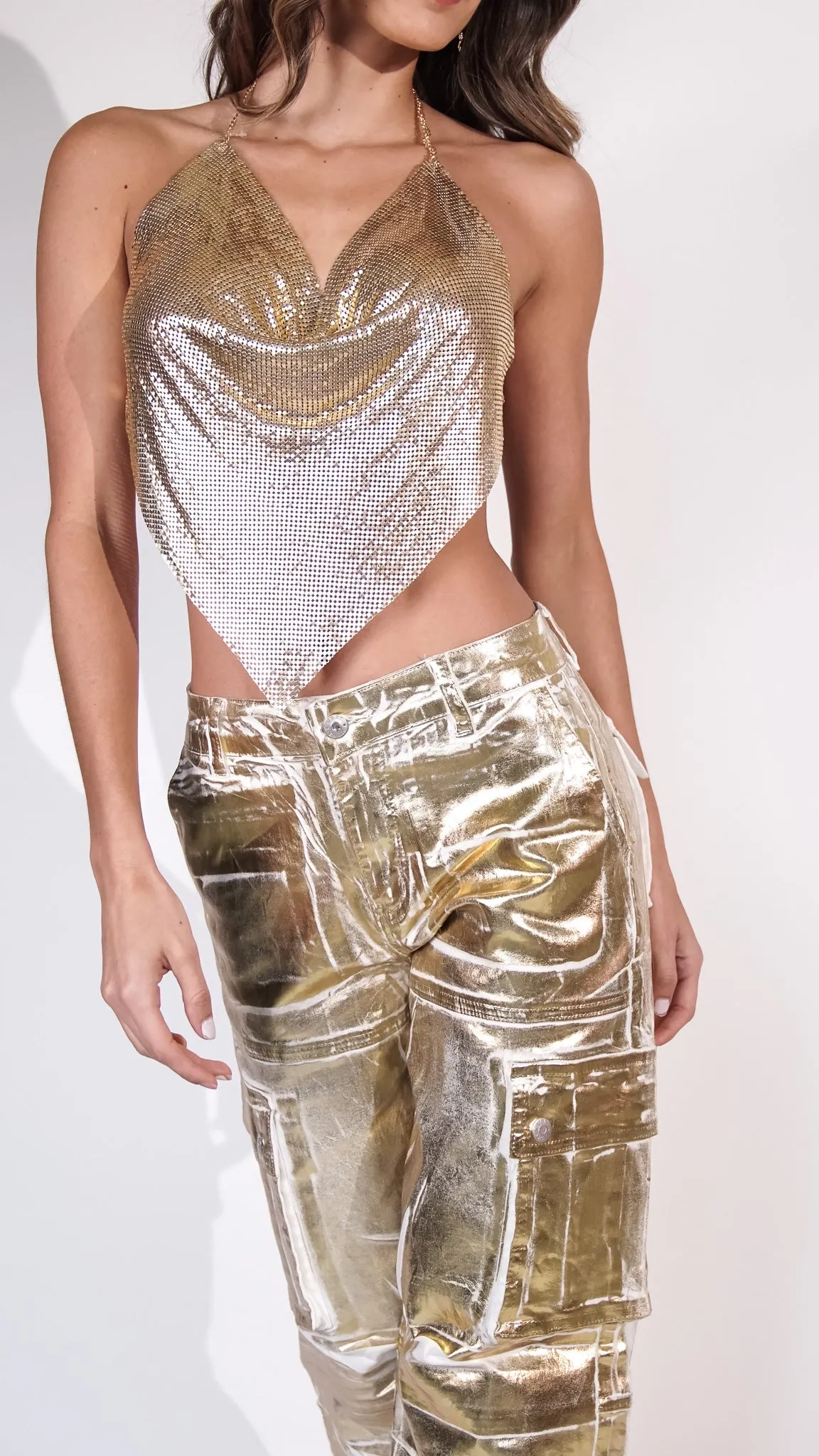 Kanye Gold Pants