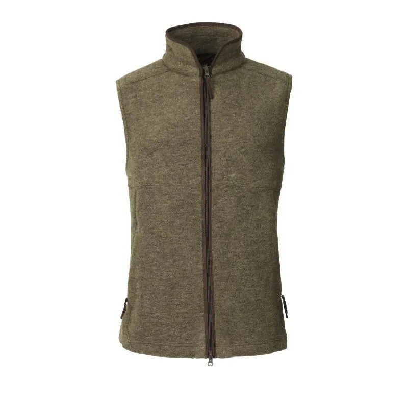 Laksen Isla Mens Fleece Gilet - Olive