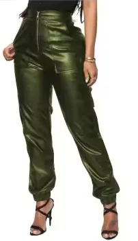 Leather Cargo Pants