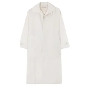 LIGHT TRENCH COAT - WHITE