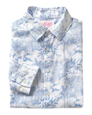 Linen Shirt PINK HOUSE TOILE