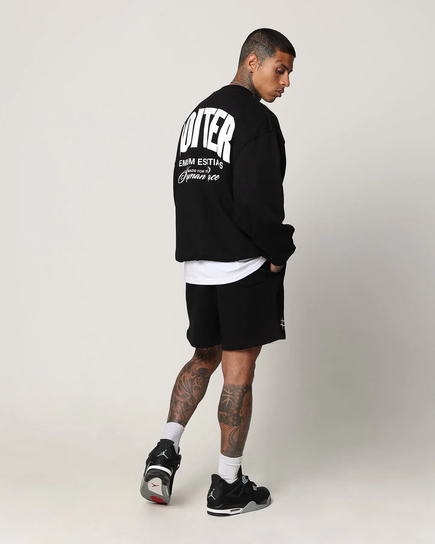 Loiter Essential Spire Crewneck Black