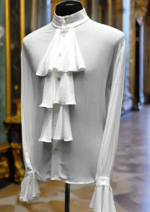 LOUIS XIV SHIRT - IVORY GABARDINE