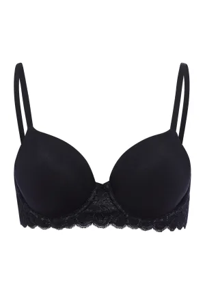 Luxury Moments Lace T-Shirt Bra | Black 71503-019