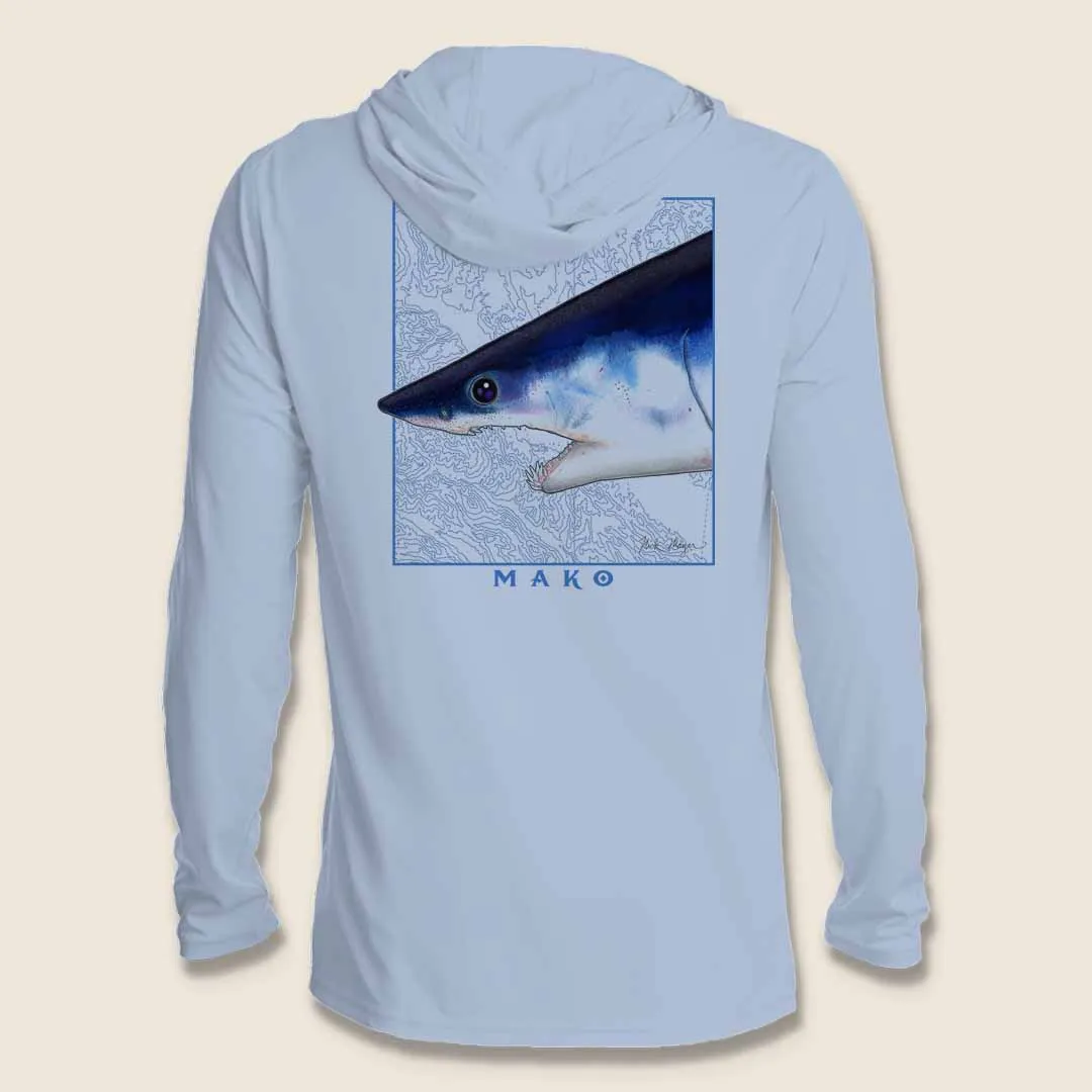 Mako Shark UPF Sun Protective Hoody