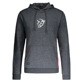 Marwin Sports Dodge Demon Pullover Women's Hoodie - Grey/Red