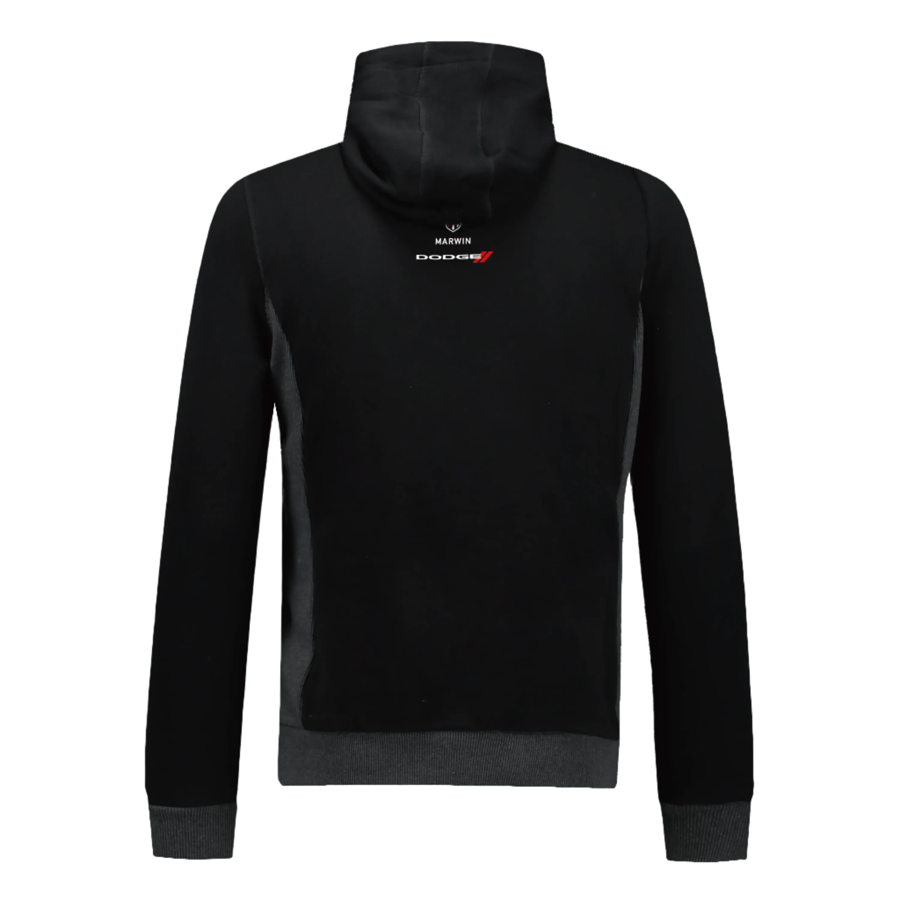 Marwin Sports Dodge Hellcat Pullover Women's Hoodie - Black/Grey