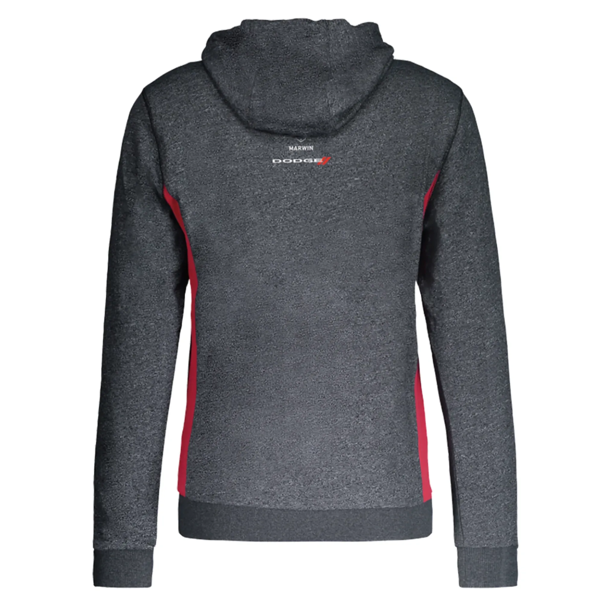 Marwin Sports Dodge Hellcat Pullover Women's Hoodie - Grey/Red