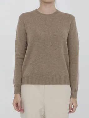 Max Mara Viglio Cashmere Sweater In Beige