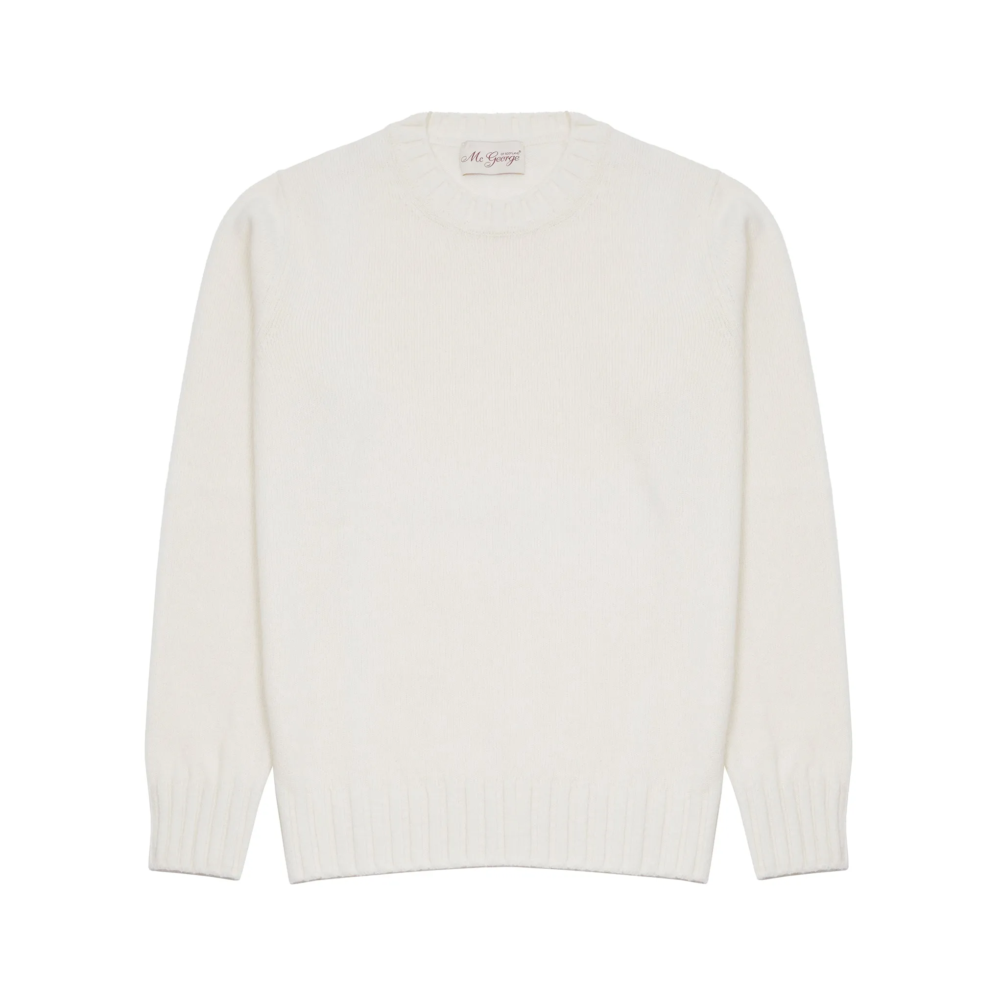 McGeorge of Scotland Crewneck Jumper in Off-White