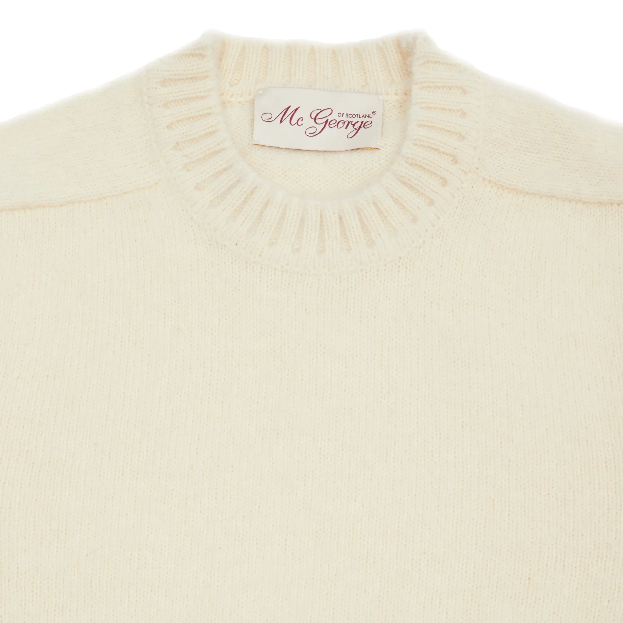 McGeorge of Scotland Crewneck Jumper in Snow