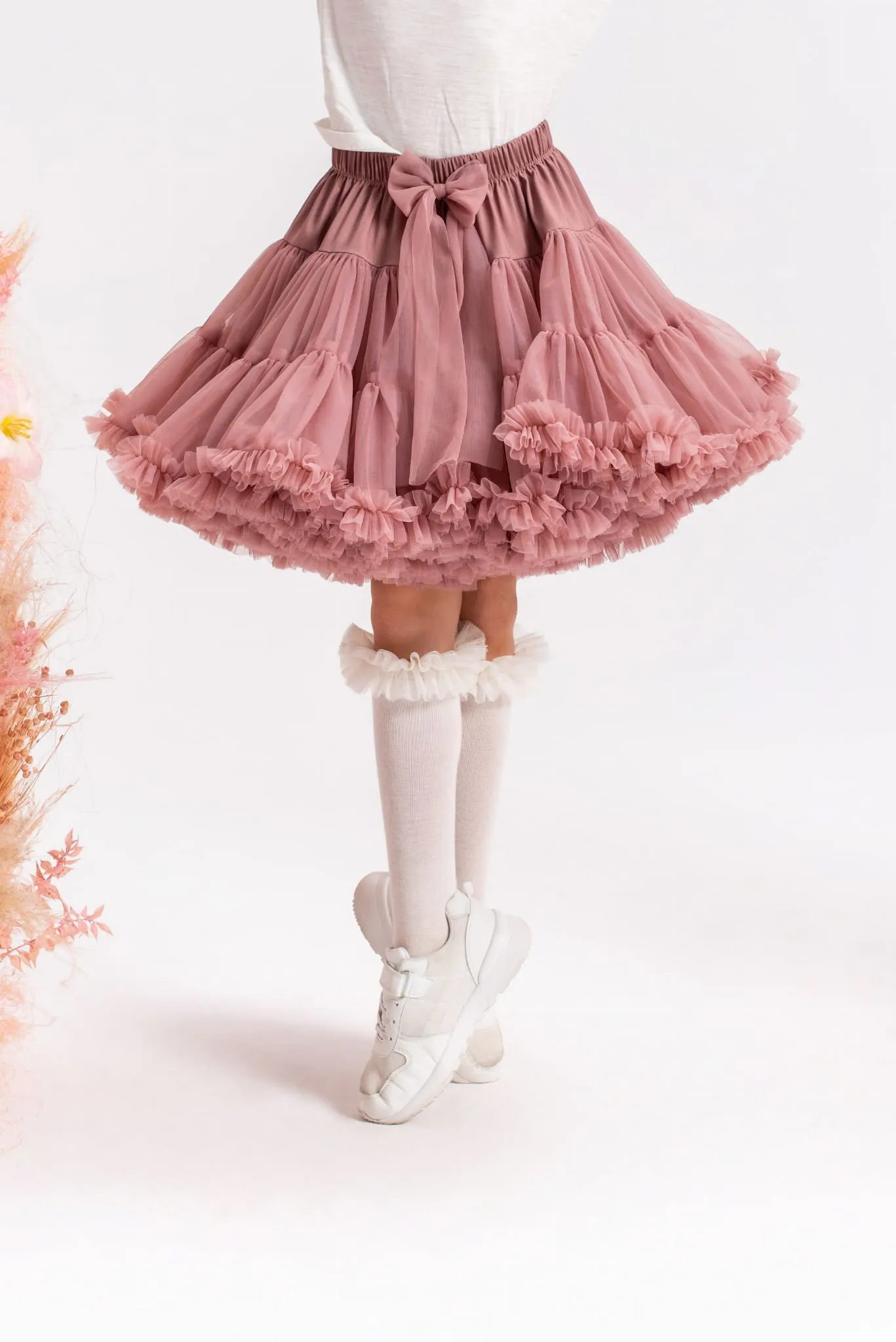 MF Girl's Tutu Skirt - Tea Rose