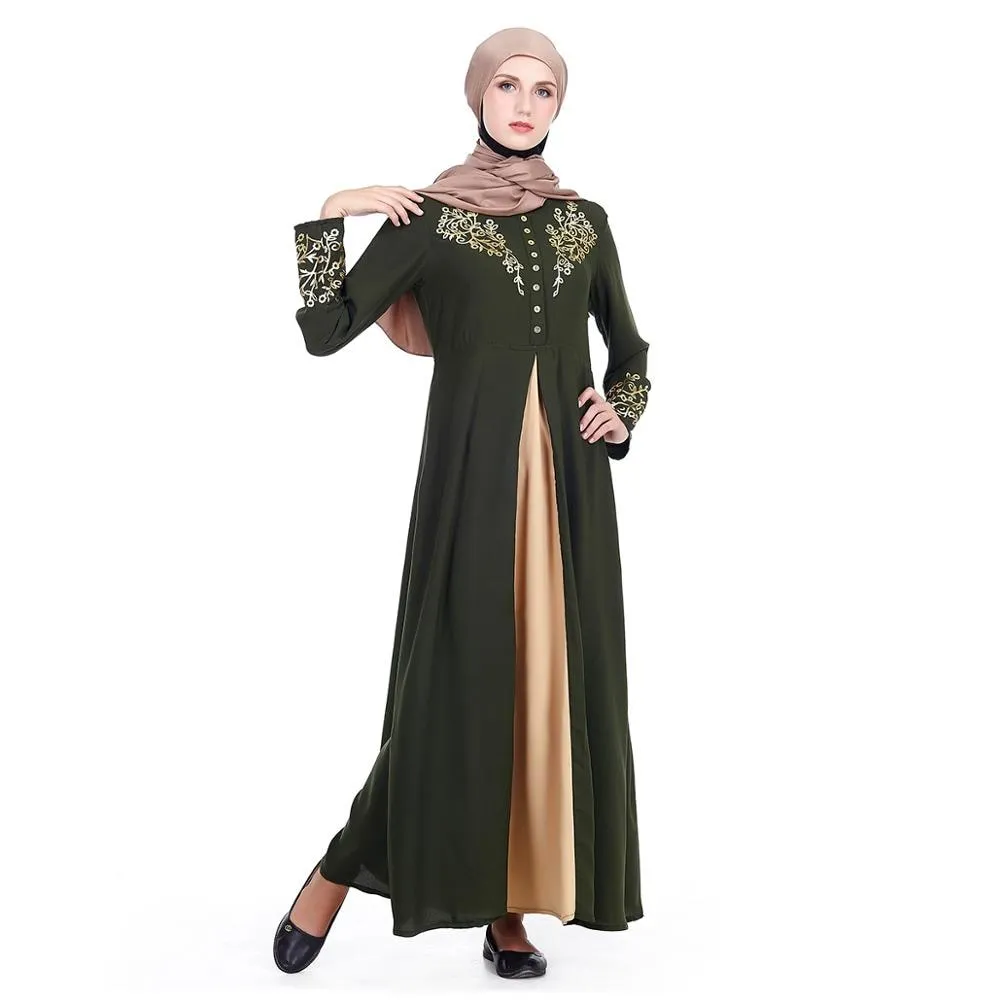 MISSJOY Dubai kaftan Dress Muslim Party Abaya Women Arabic Lace Cardigain Patchwork turkey Islam Prayer caftan marocain dresses