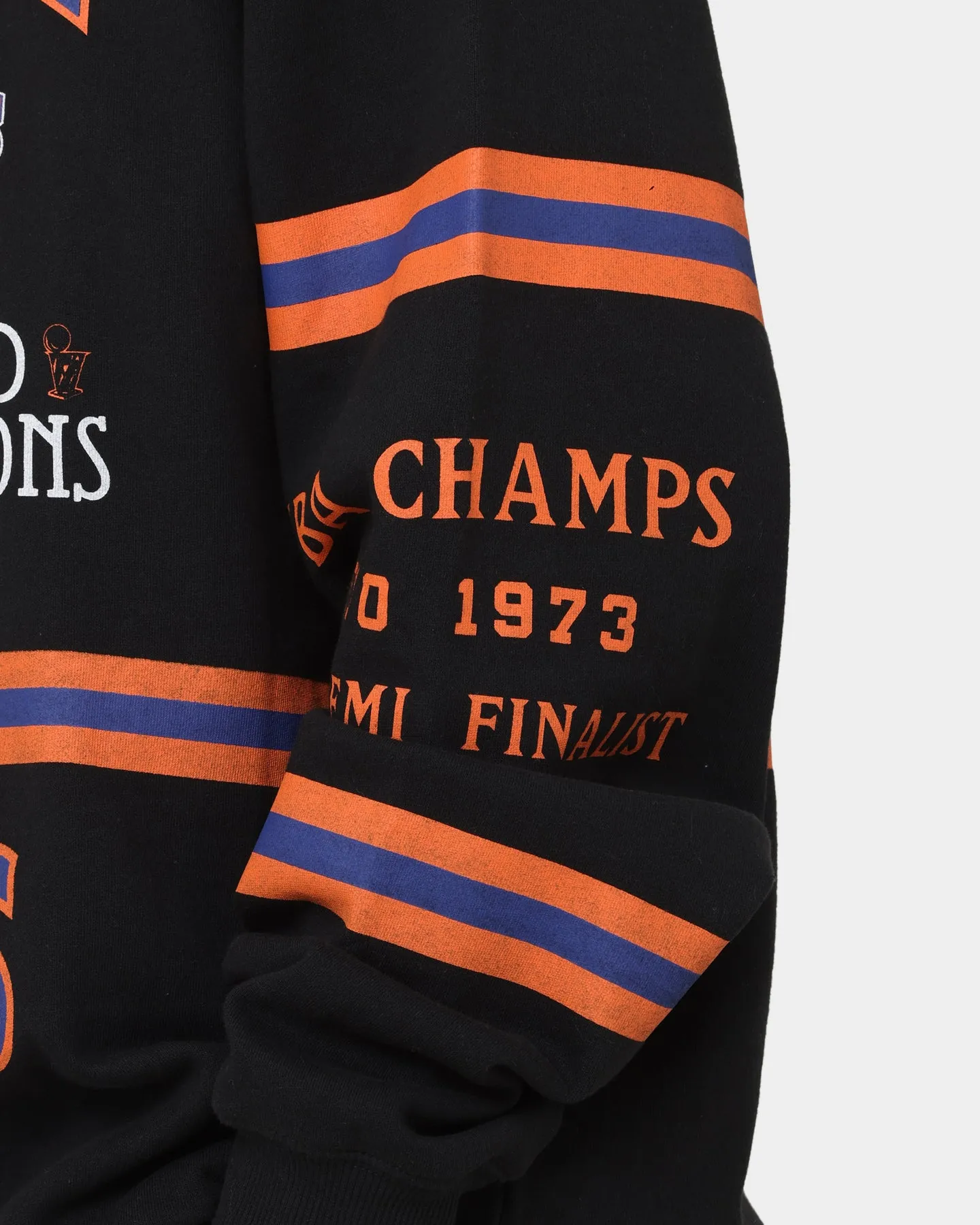 Mitchell & Ness New York Knicks World Champ Crewneck Faded Black