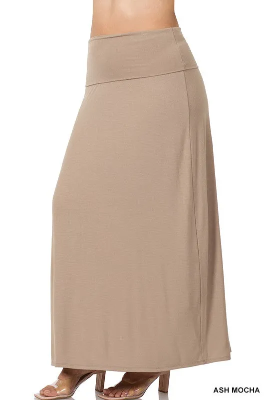 Mocha Maxi Skirt