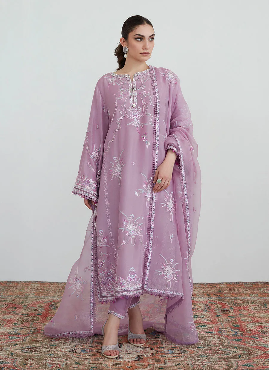 Mona Mauve Shirt and Dupatta