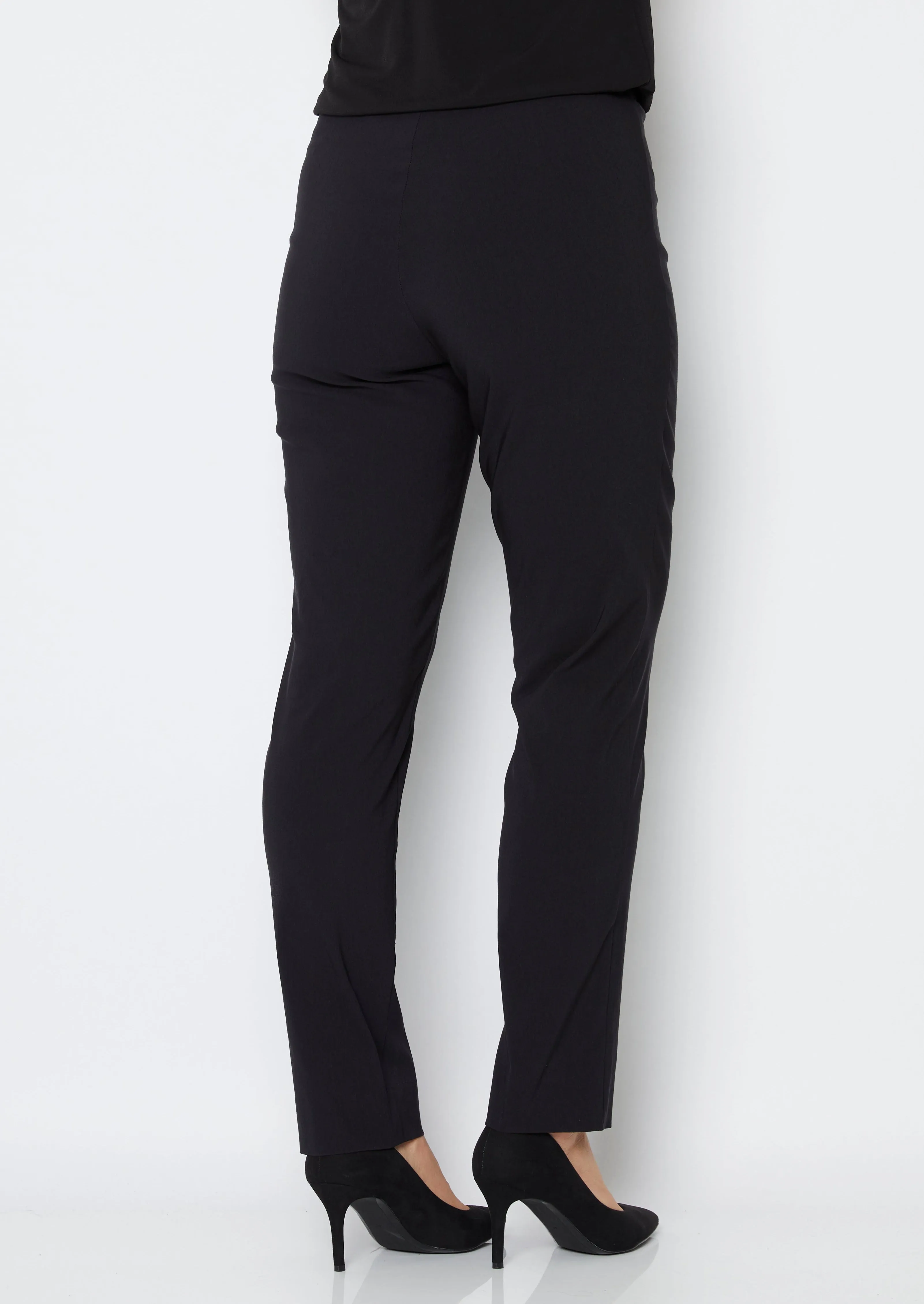 Narrow Miracle Bengaline Pants in Black