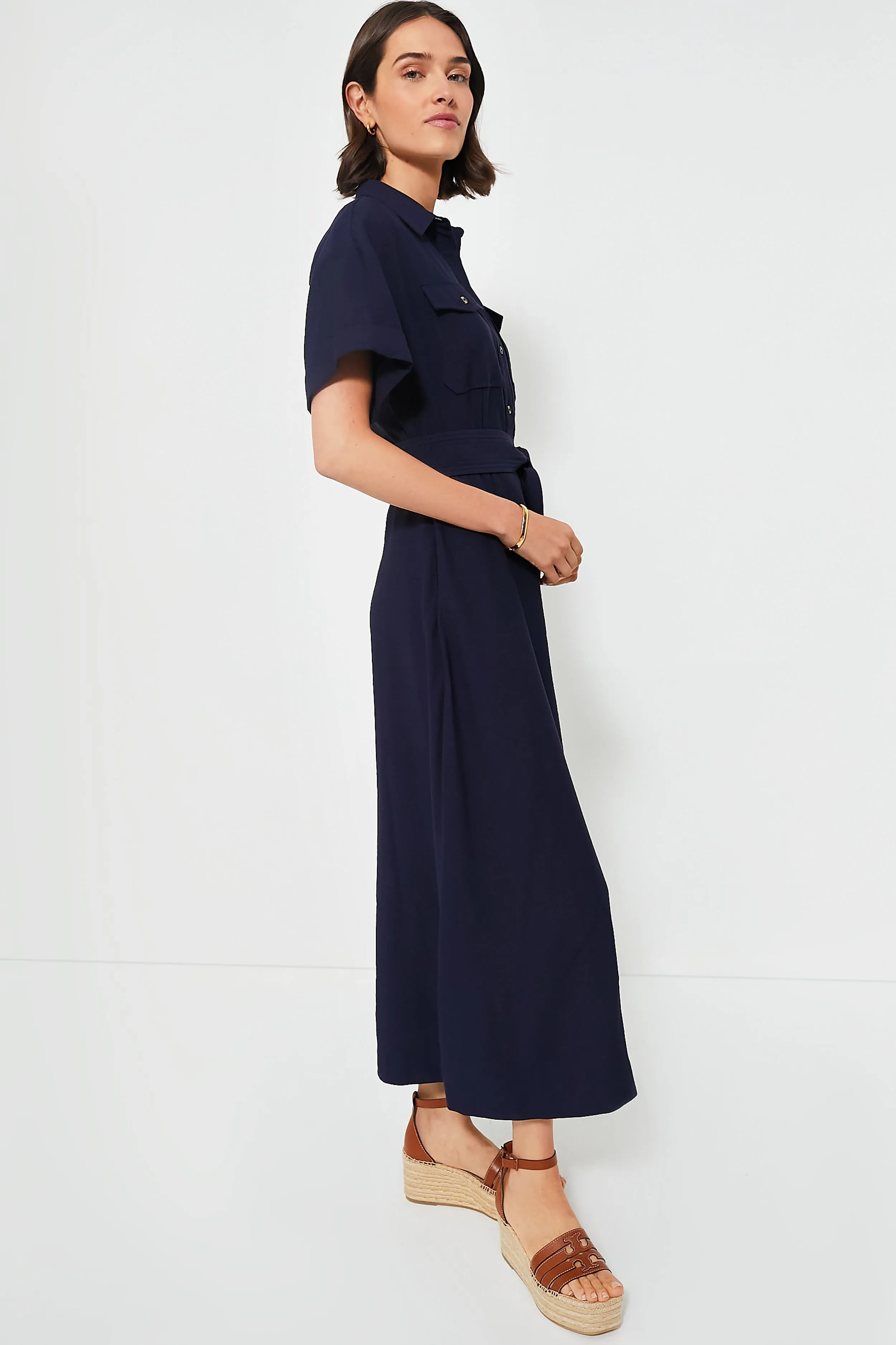 Navy Lucienne Maxi Dress