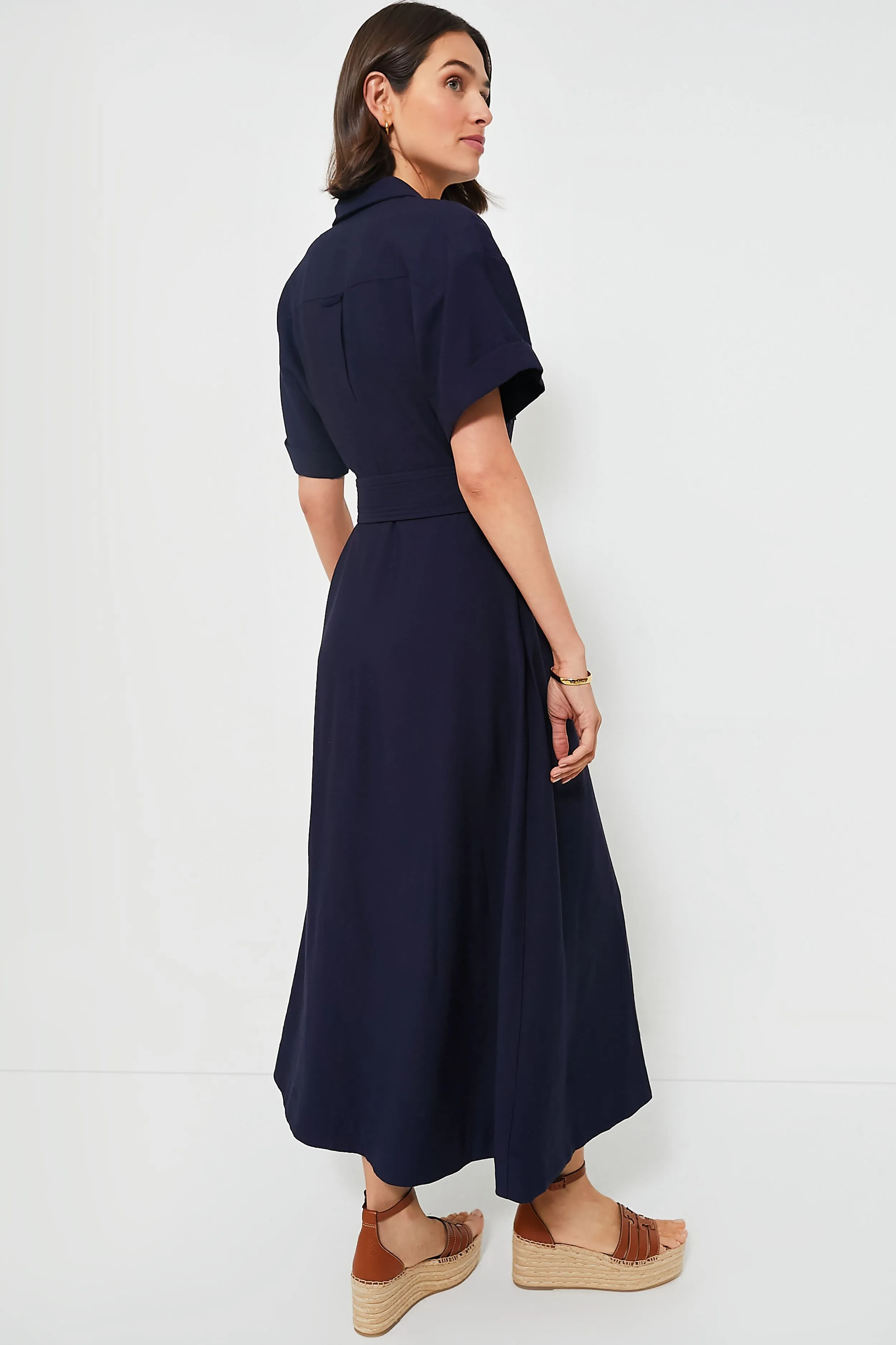 Navy Lucienne Maxi Dress