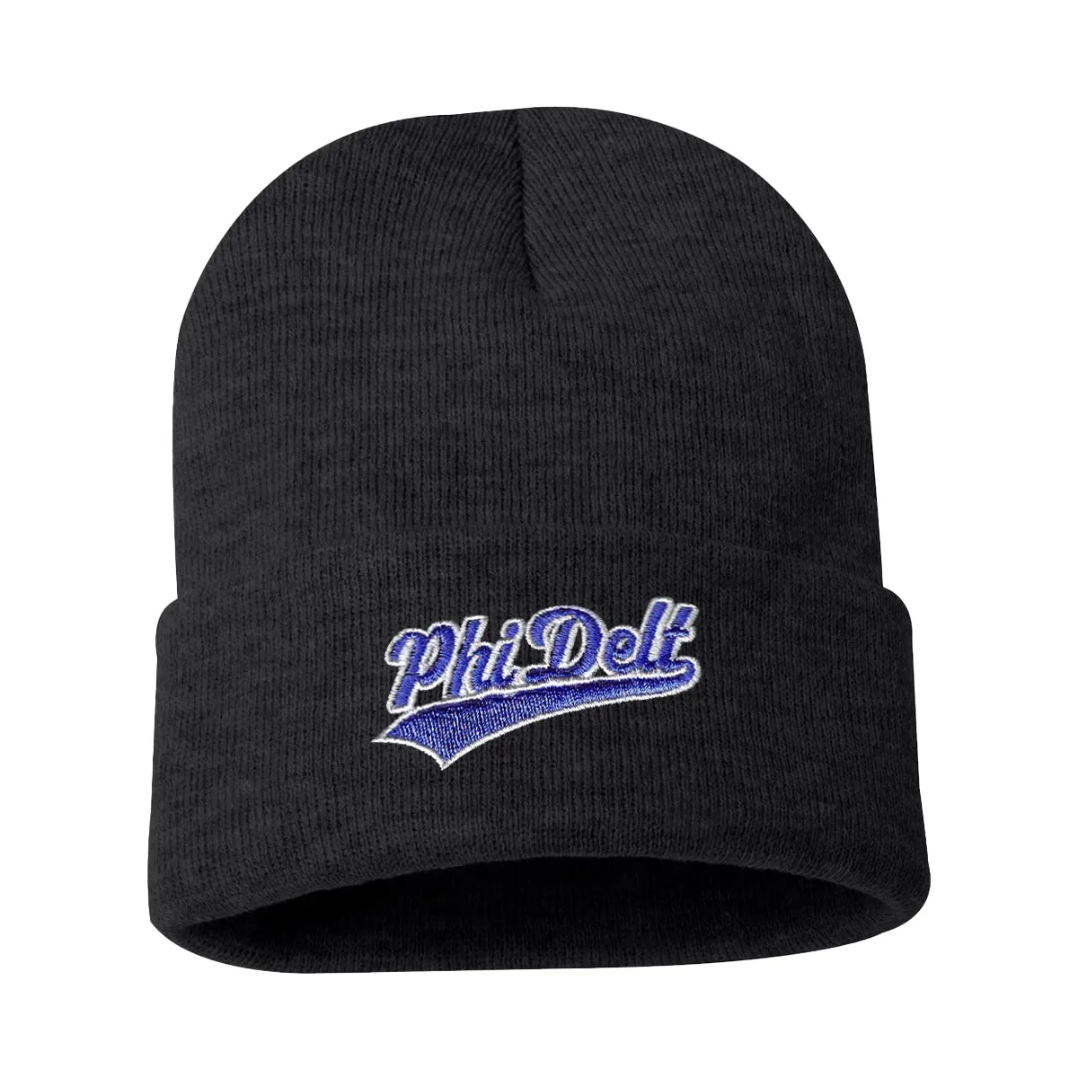 New! Phi Delt Signature Charcoal Beanie