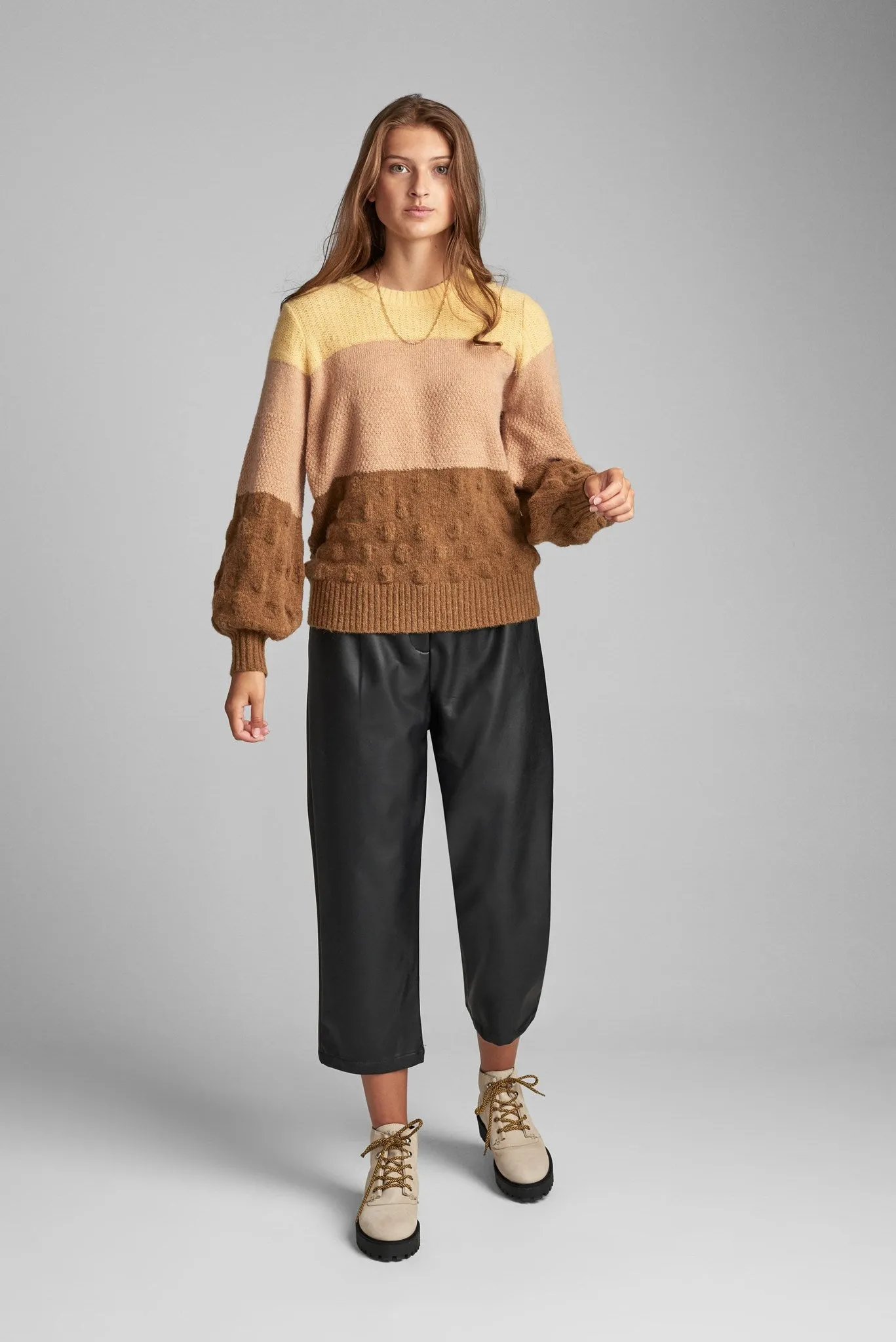 NUBELLA PULLOVER  - BRONZE BROWN