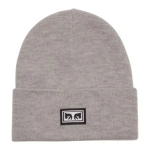 OBEY ICON EYES BEANIE HEATHER GREY