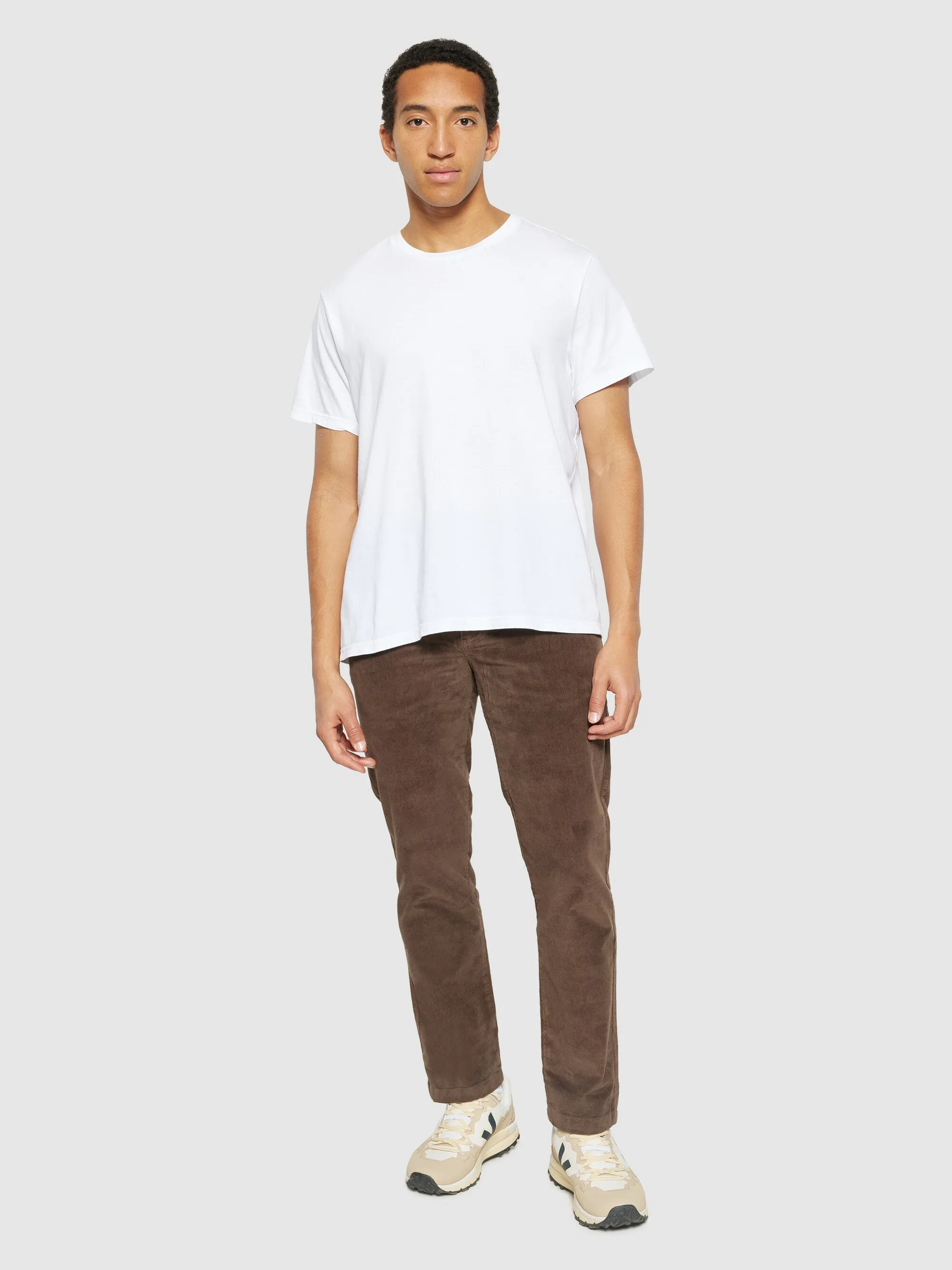 Organic Cotton Chuck Corduroy Pants GOTS - Demitasse (brown)