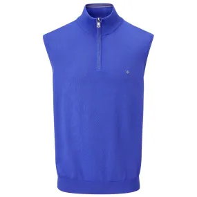 Oscar Jacobson Bob Pin Sleeveless Sweater - Royal Blue