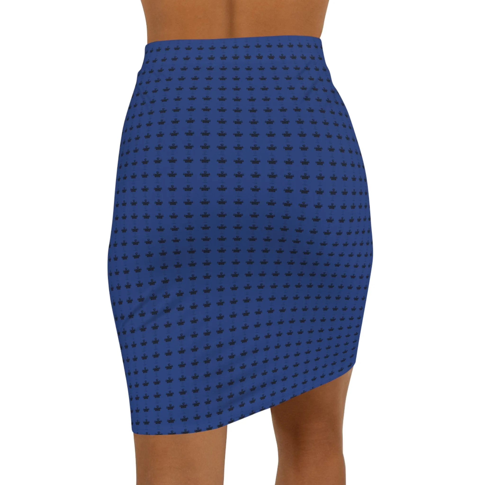 OWN MAN Women's Mini Skirt Blue