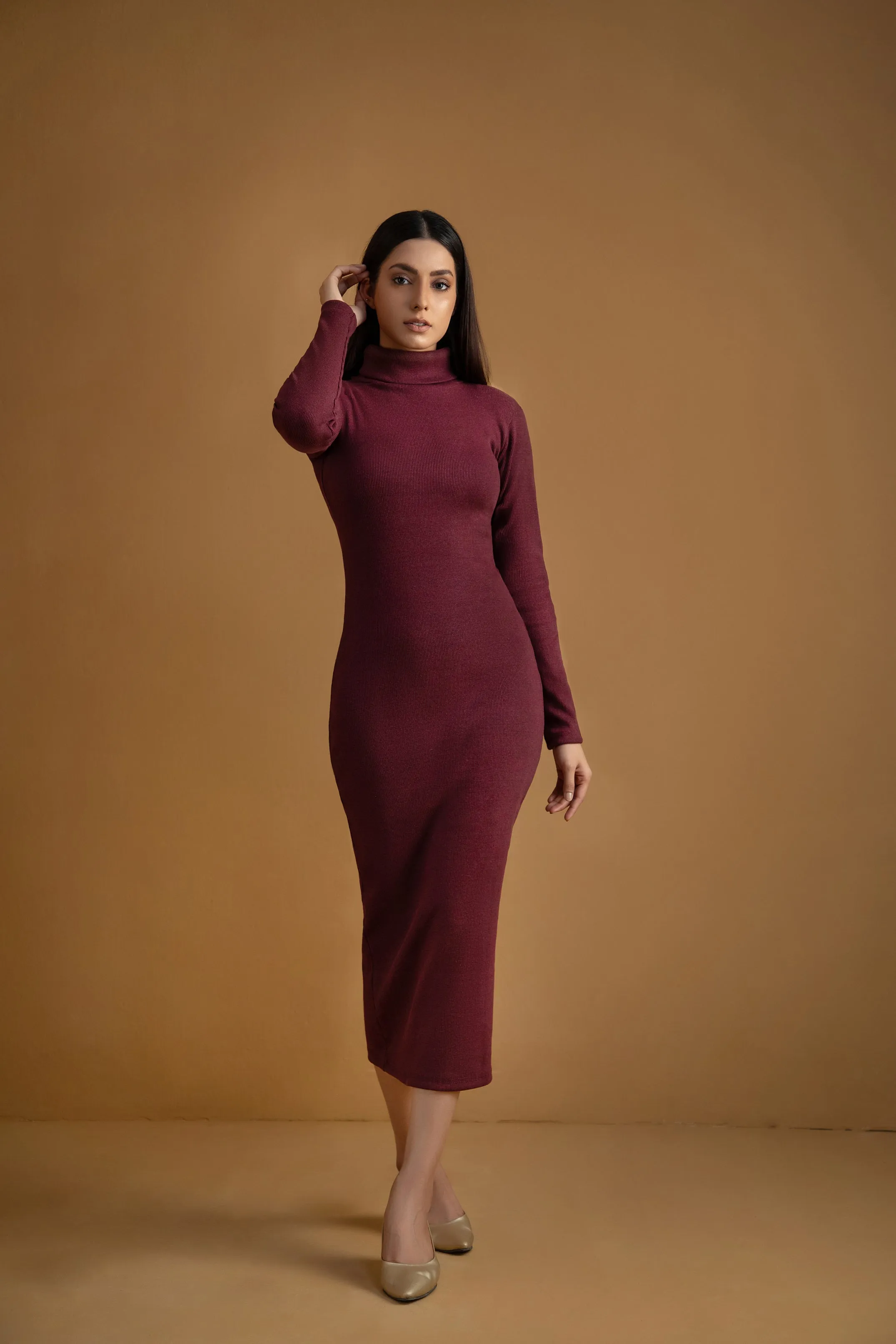 Pack of 3 highneck Bodycon dress