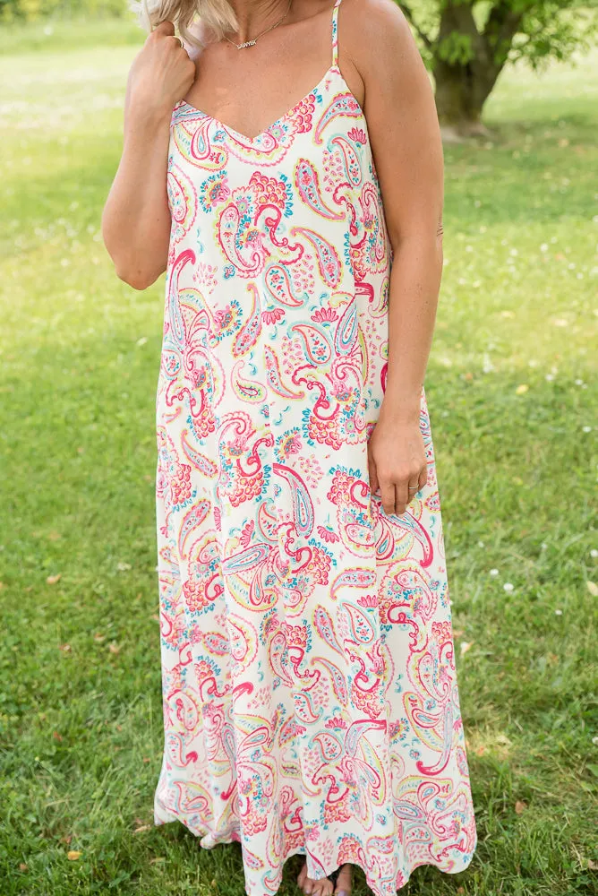 Paisley Paradise Maxi Dress [Online Exclusive]