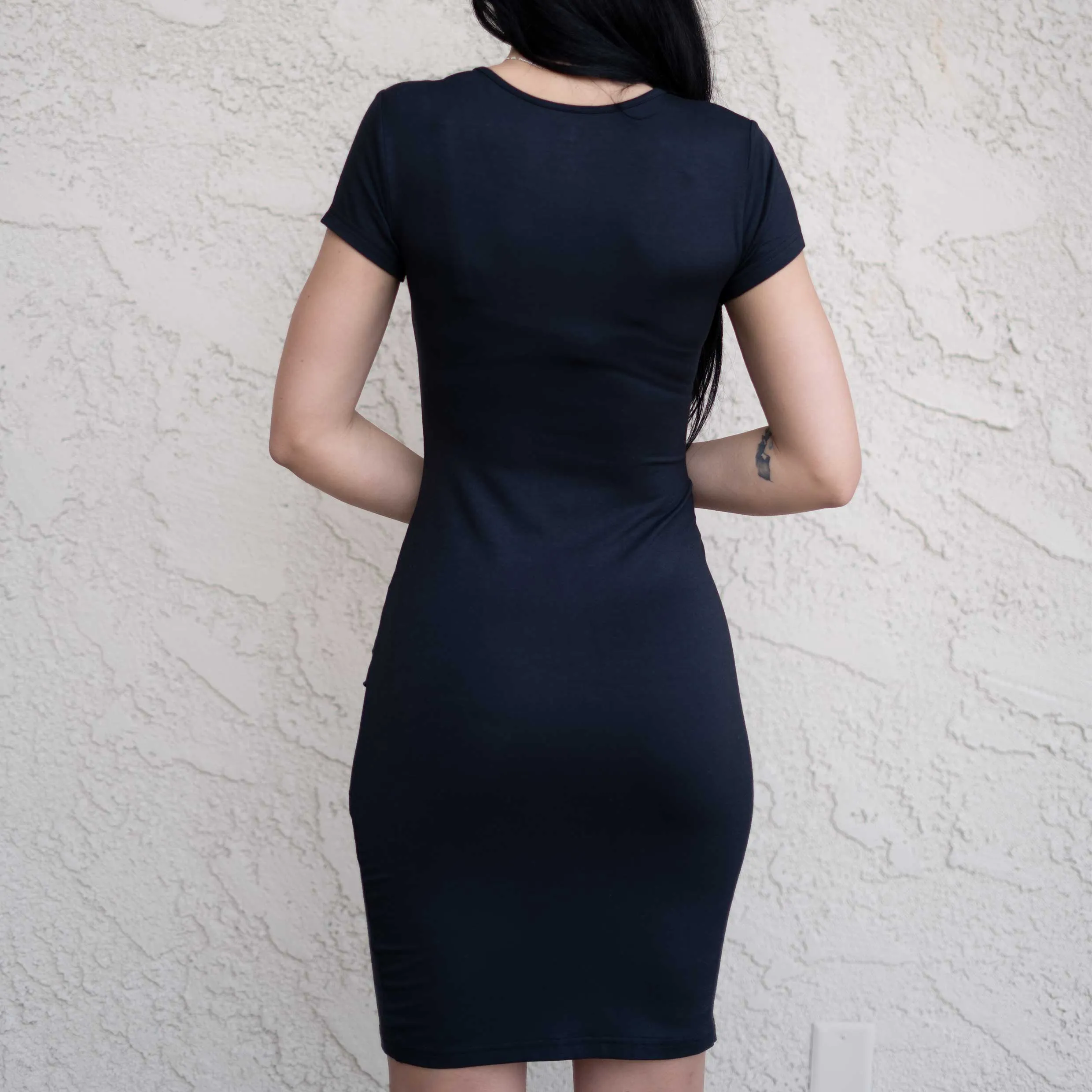 Perfect black scoop neck dress