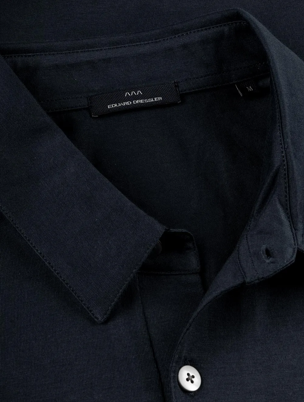 Pima Cotton Polo Shirt Navy