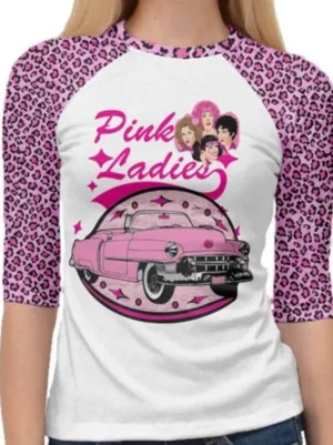 Pink Ladies 3/4 Raglan Tshirt