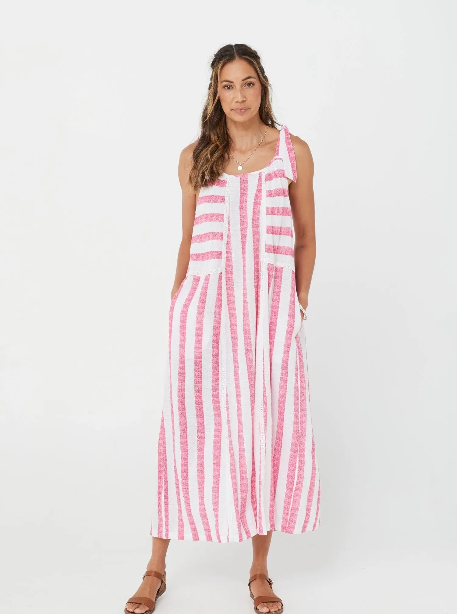 Pink Stripe - Xanta Dress