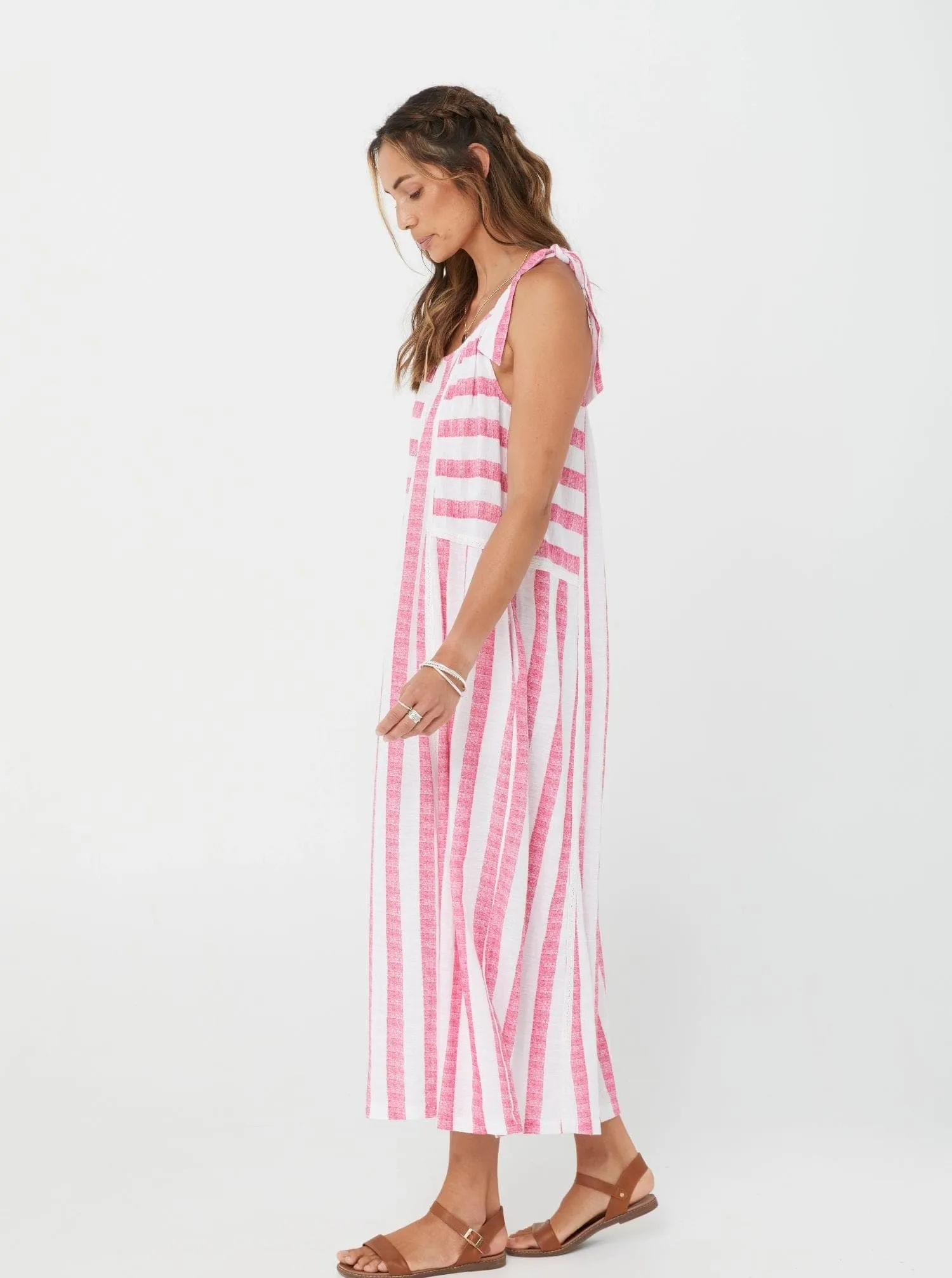 Pink Stripe - Xanta Dress