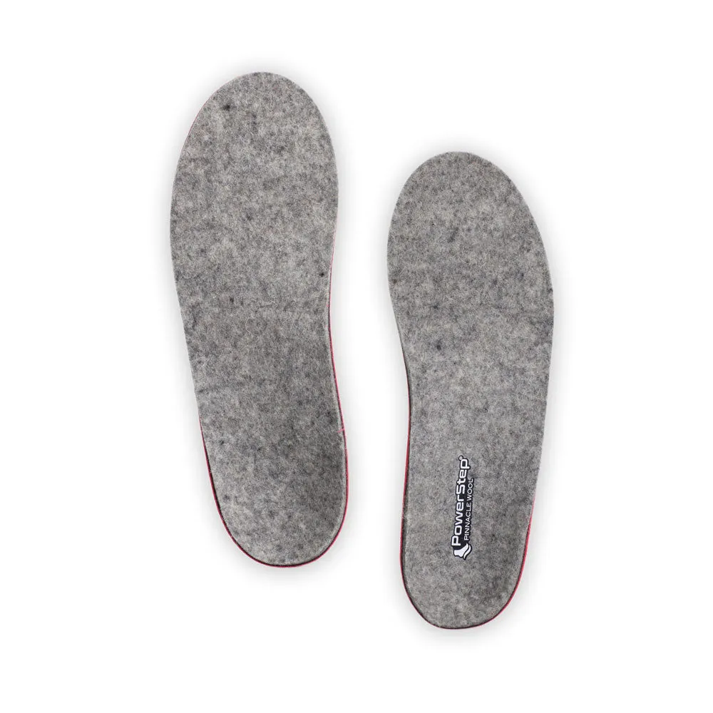 PowerStep Wool Insoles | Arch Support Wool Orthotic, Temperature Control Insoles