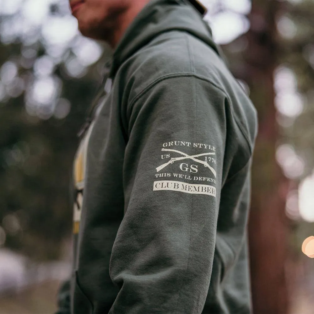 Range Day Club Member Hoodie - Military Green