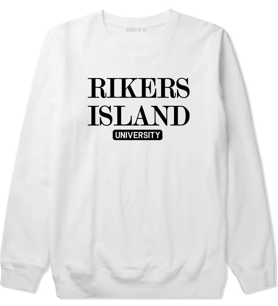 Rikers Island University Mens Crewneck Sweatshirt