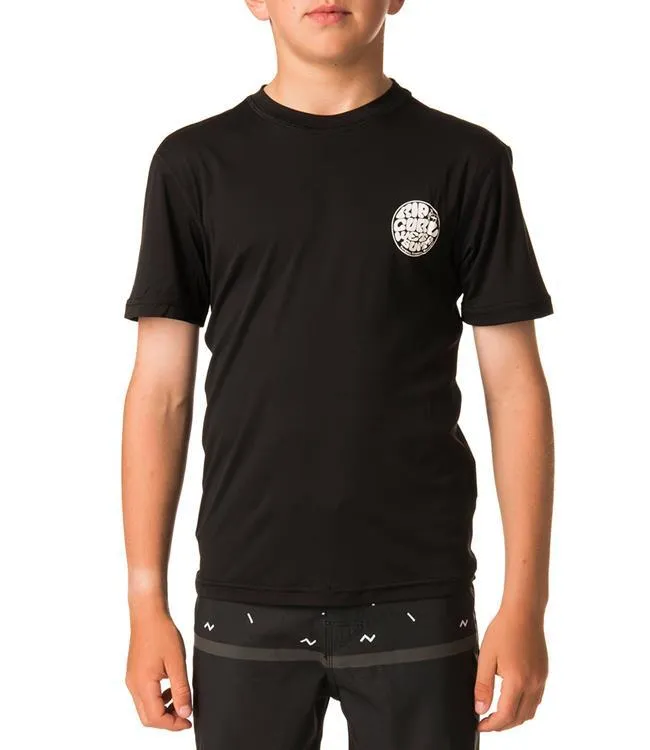 Ripcurl Search Surflite Short Sleeve UV Tee (2019) - Black