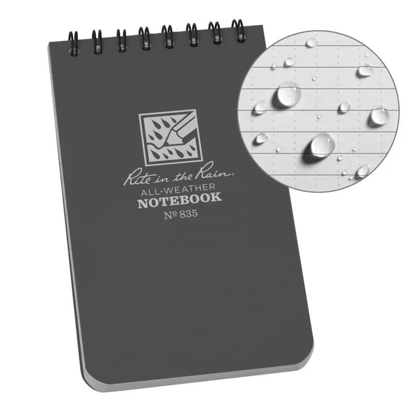 Rite in the Rain 3x5 Top Spiral Notebook