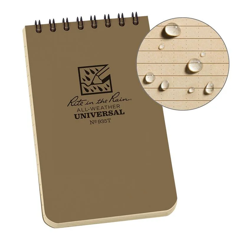 Rite in the Rain 3x5 Top Spiral Notebook