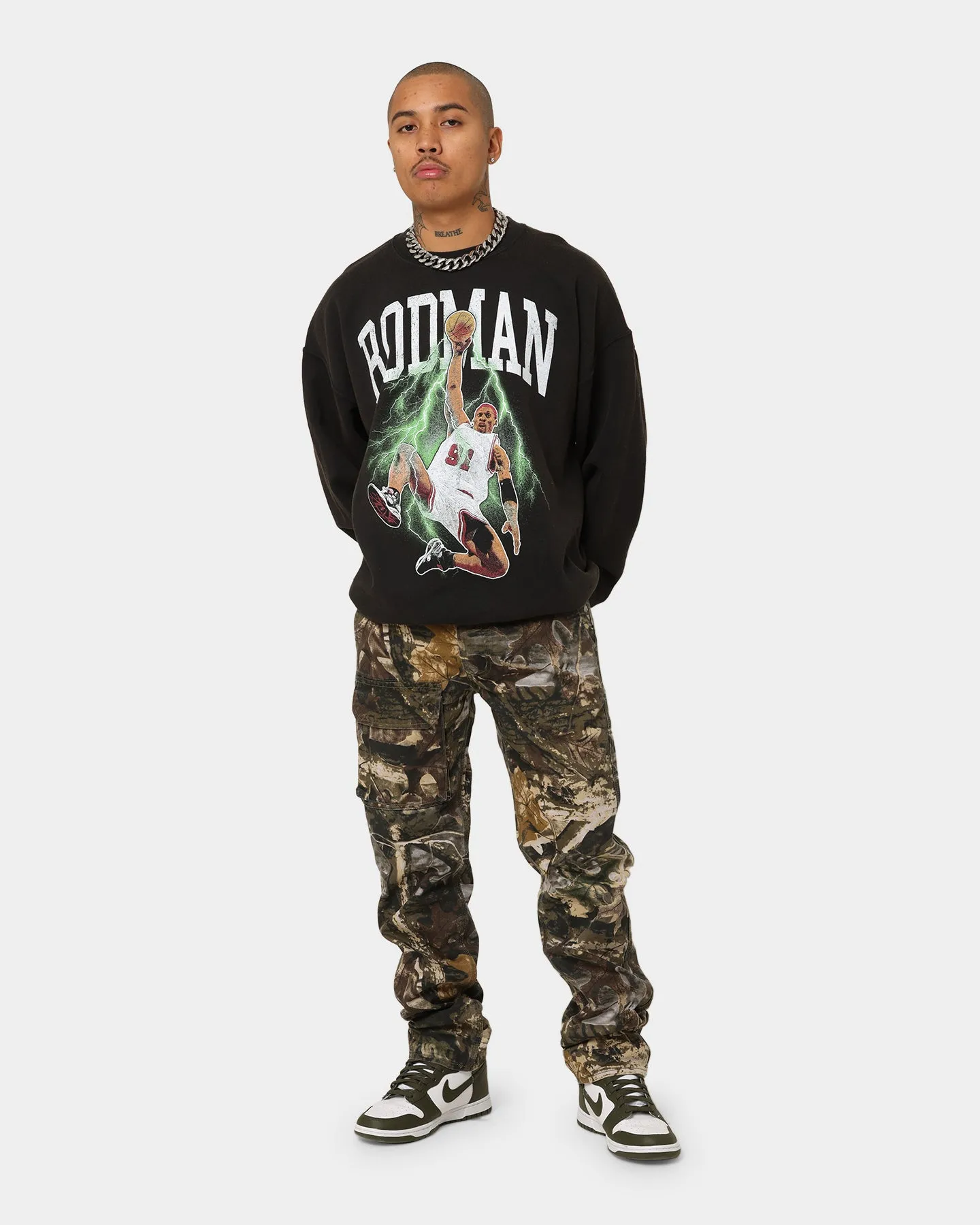 Rodman Brand Rodman Glow Dunk Crewneck Black Wash