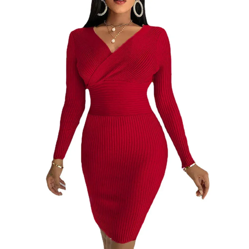 Romina Ribbed Bodycon Dresses