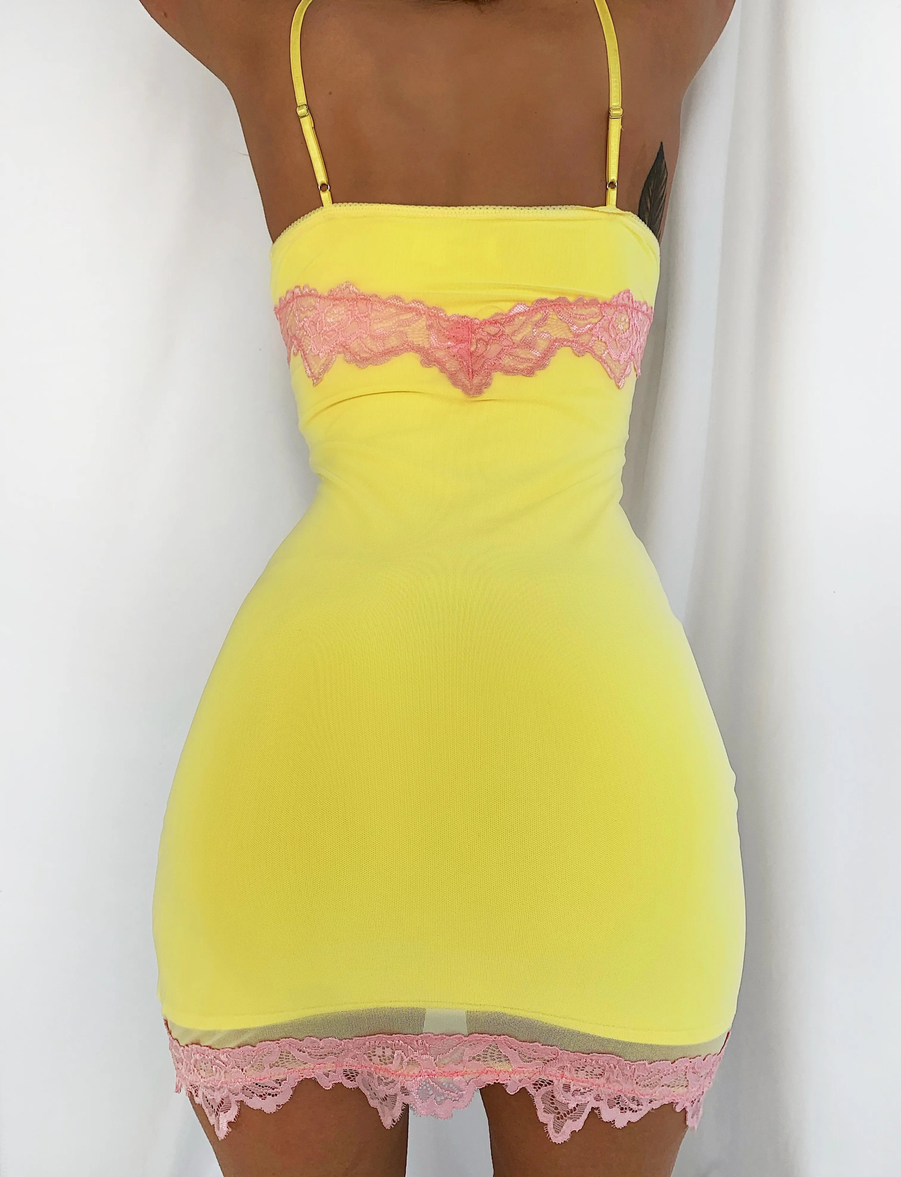 Roselle Dress - Yellow